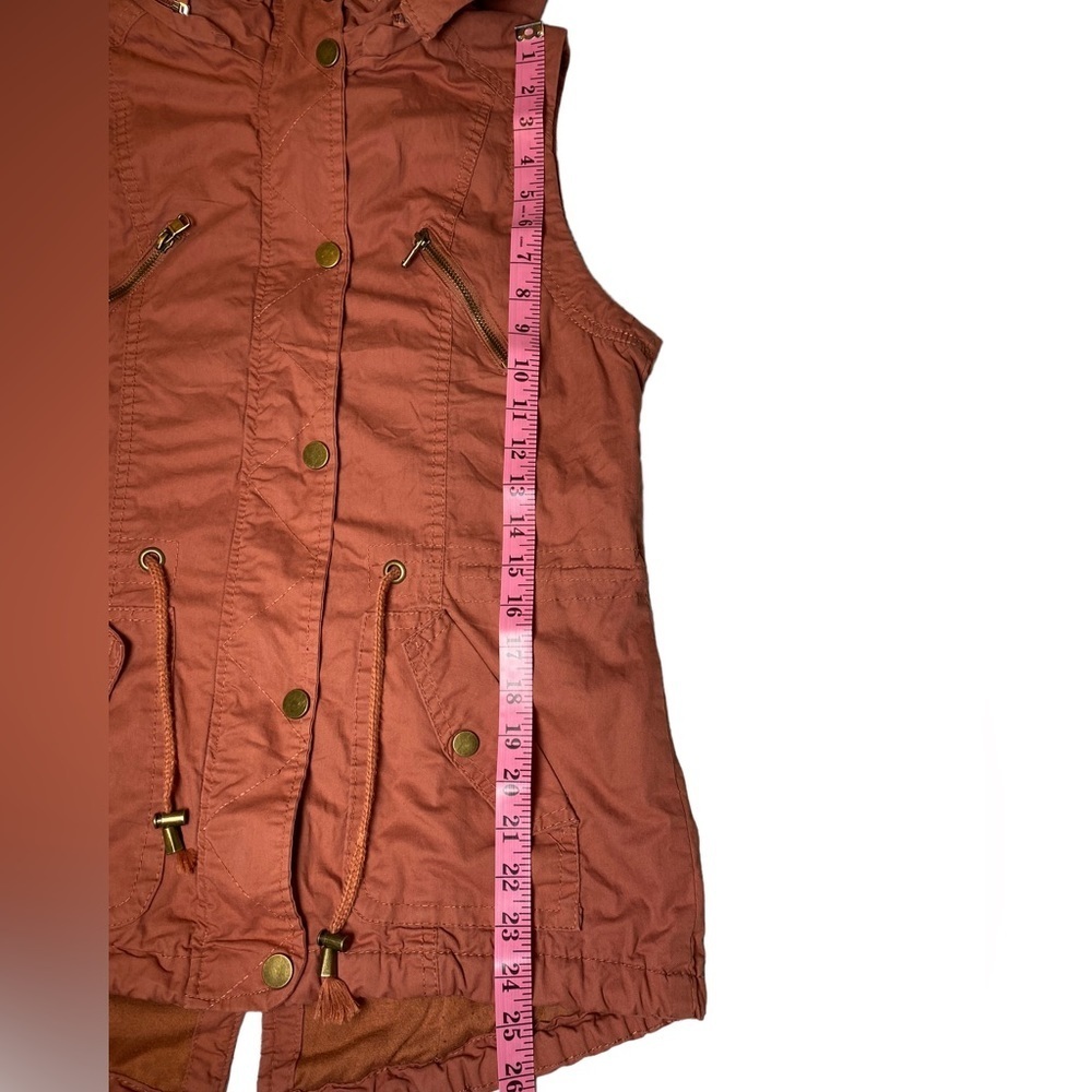 Snobbish Collection Utility Vest Size Small Rust - Picture 12 of 13